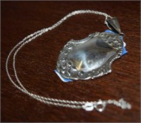 Sterling Silver Chain w/ Sterling Silver Pendant