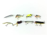 8 vintage fishing lures