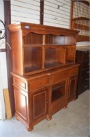 Kitchen Dresser w/ Wooden Shelves, Bottom Storage