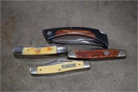 Four Pocket Knives - One is Craftsman, One is