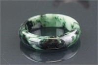 Chinese Green Jadeite Bangle with Certificate
