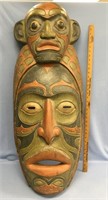40x16" carved Indonesian mask         (k 150)