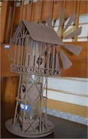 Windmill Style Metal Bird Feeder