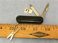 Small folding pocket knife with a blade, pair of s