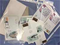 Old first day issue envelopes with stamps - some a