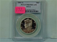 2001-S Kennedy Proof Silver Half Dollar - PCGS PR-
