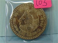 1948-Mo Mexico Silver Cinco Peso