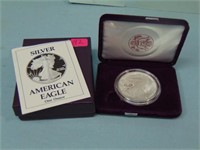 1990-S American Silver Eagle Proof Bullion Dollar