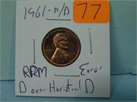 1961-D/D D Over Horizontal D RPM Error Lincoln Pen