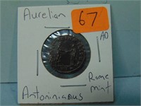 Ancient Roman Antoninianus Aurelian Rome Mint