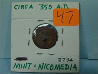 Ancient Roman Coin - Nicomedia Mint