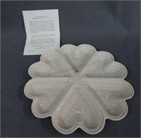 Heart Shaped Compartment Dish Museum Copy