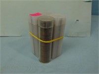 Four Rolls of Wheat Pennies