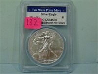 2014-W American Silver Eagle Bullion Dollar - PCGS
