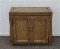 Vintage Thomasville Mediterranean Oak Nightstand