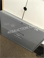 Large File Cabinet Grey Steel