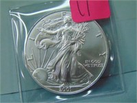 2001 American Silver eagle Bullion Dollar