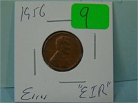 1956 "EIR" Error Wheat Penny