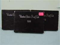 1980, 1981, and 1982 US Proof Sets