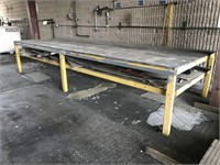 Steel Work Table 6' x 16'
