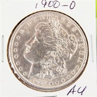 Coin 1900-O Morgan Silver Dollar AU