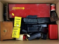 Gun Cleaning Kit, Extra Magazines, Ammo