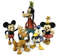 (5) Department 56 Disney Figurines