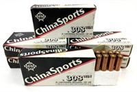 120 Rds. Chinasports .308 Ammunition