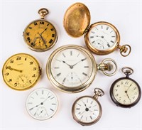 Jewelry Lot of 7 Vintage Pocket Watches