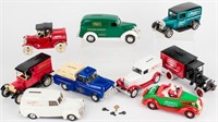 9 Die Cast Toy Model Car Banks ERTL +