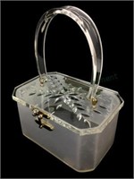 Mid Century Vintage Charles Kahn Lucite Box Purse