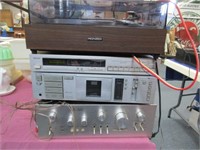 pioneer -denon -fisher stereo equipment (4pcs)