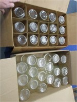 2 boxes - 32 pint canning jars (mason-kerr-ball)