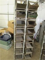 Large 2 Sided Storage Bins Commercial