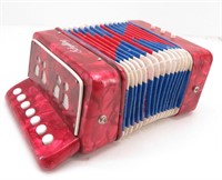 Vintage SCHYLLING Small Red Child's Accordian