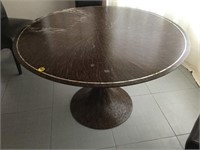 Mother of Pearl Inlaid Round Breakfast Table