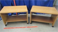 2 smaller rolling stands (17in tall x 25in wide)
