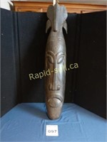 Carved Mask Style Figure
