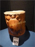 Carved Wooden Drum