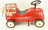 Lot #159 Radio Flyer Pressed Metal Fire Engine