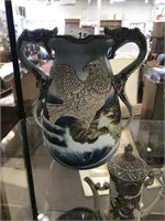 Nippon Eagle Vase W Serpent Handles
