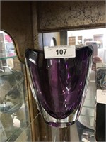 Waterford Purple Vase