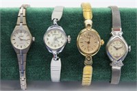 (4) Vintage Ladies Watches