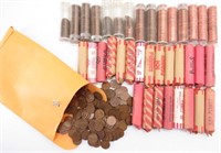 Rolled Lincoln Pennies & Wheat Pennies