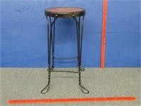 antique ice cream parlor stool - 24in tall