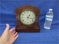 old smaller seth thomas clock - 9in tall