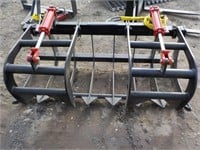 66" Skid Steer Root Grapple Bucket