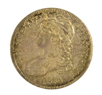 1834 Bust Half Dollar.