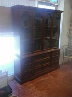 Solid wood buffet cabinet