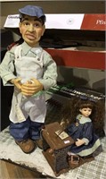 Tales of City Life Man Doll & Girl Doll w/Desk